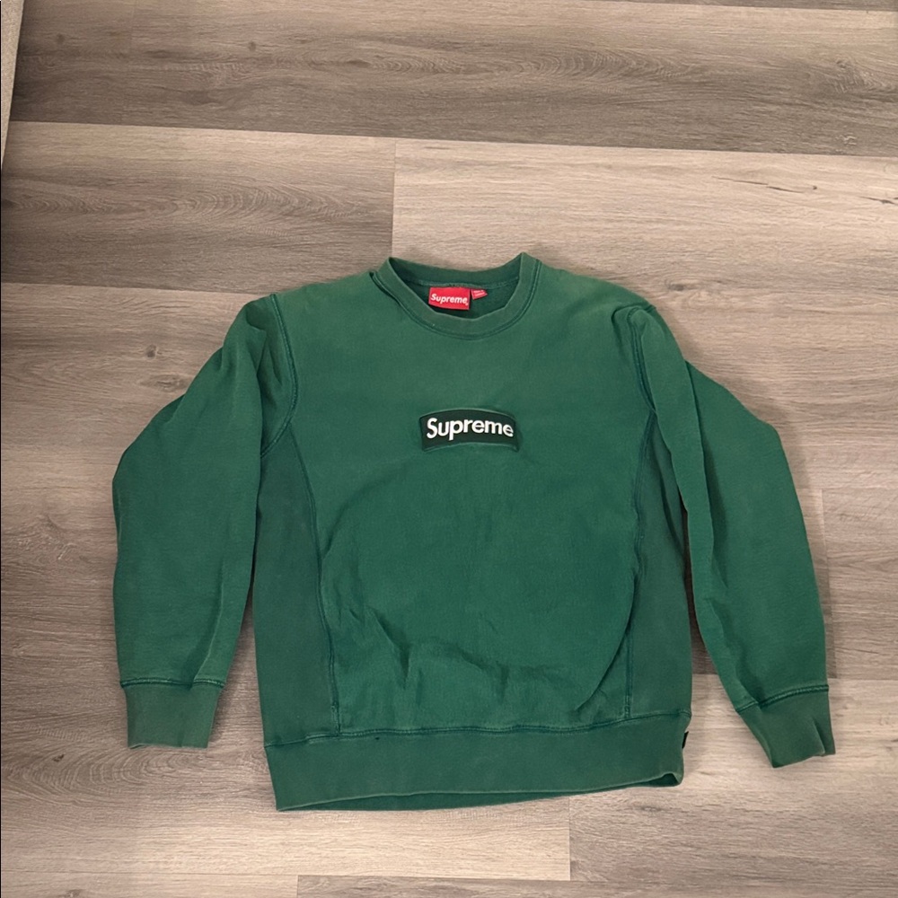 Supreme Forest Green Crewneck Sweater